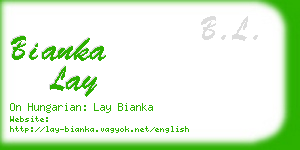 bianka lay business card